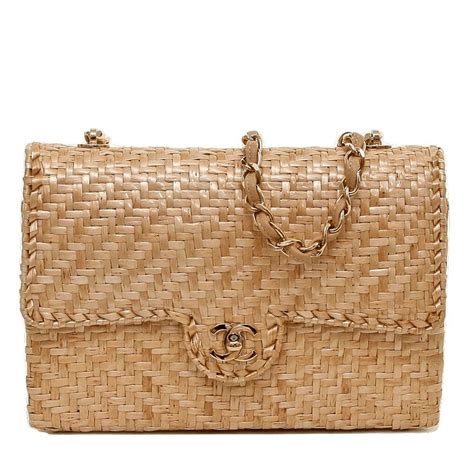 chanel wicker bag